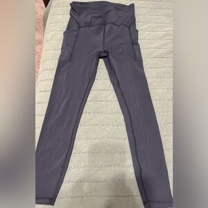 Lululemon high rise leggings with pockets size 6